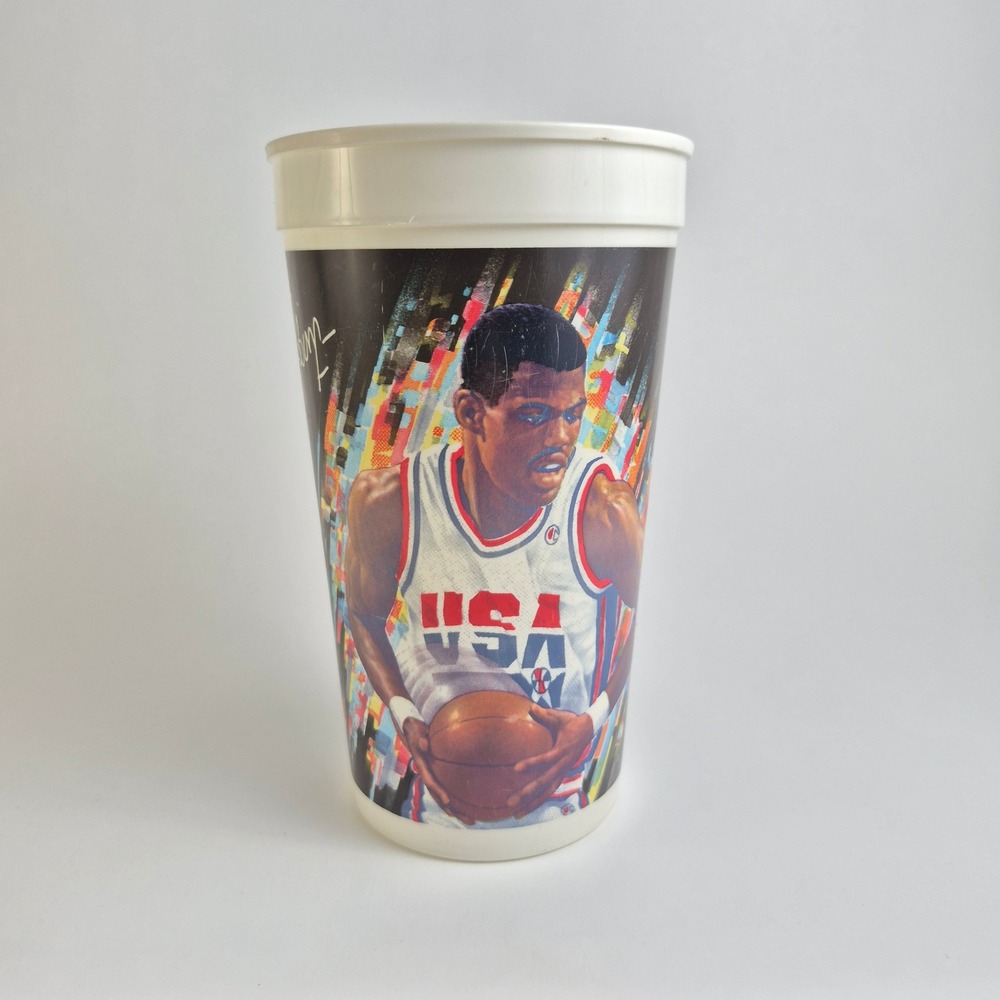 VINTAGE 1992 McDonald's Basketball David Robinson Dream Team Collector Cup #9